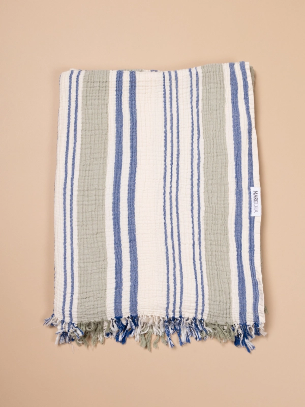 Mousse lines double size pestemal/throw
