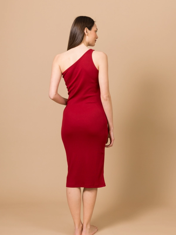 One shoulder dress