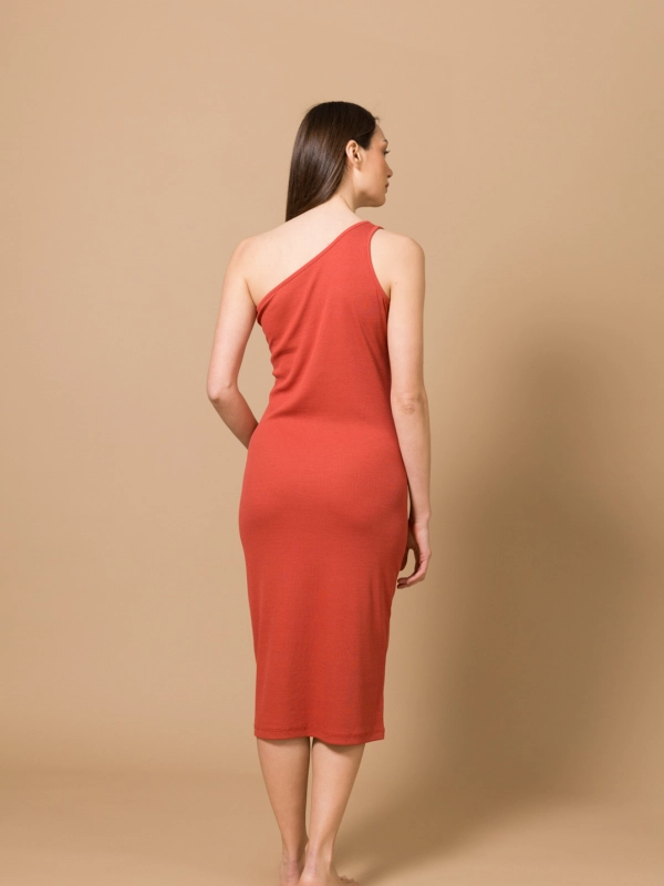 One shoulder dress