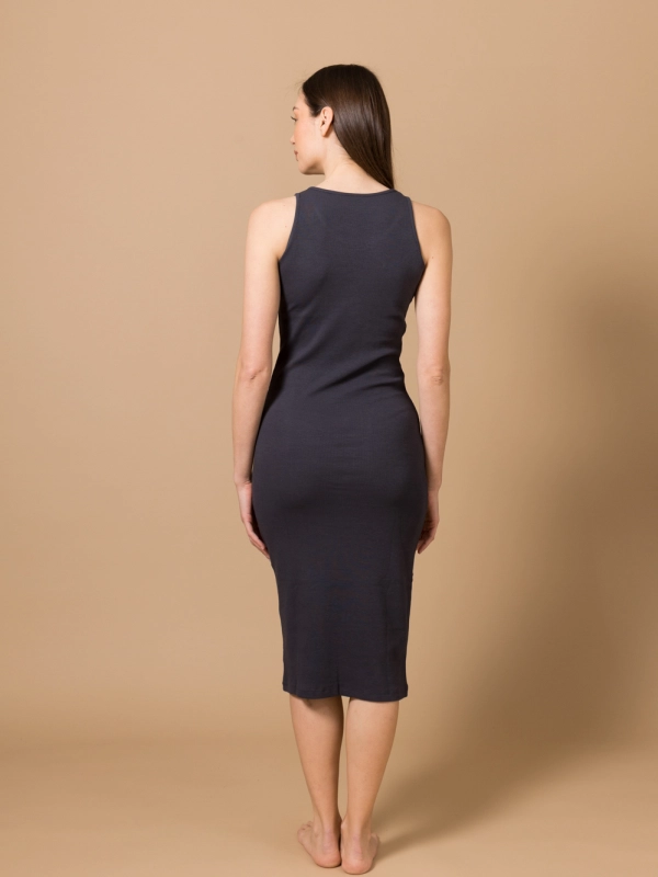 Halterneck dress long
