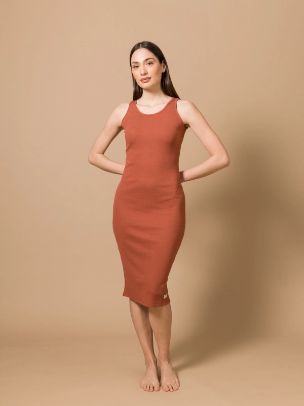 Halterneck dress long