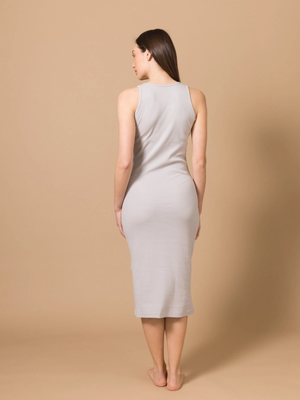 Halterneck dress long