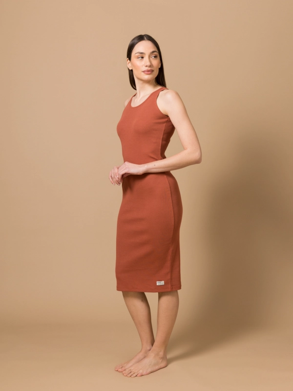 Halterneck dress long
