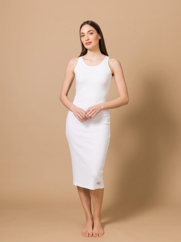 Halterneck dress long