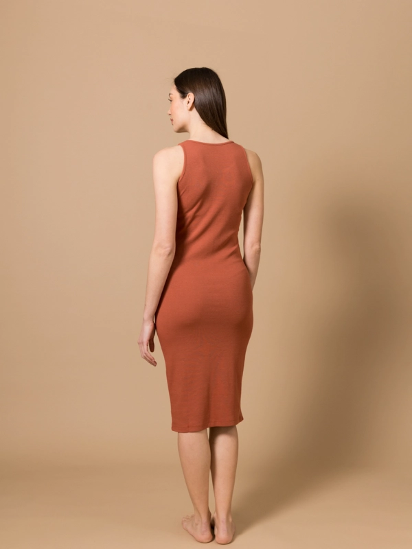 Halterneck dress long