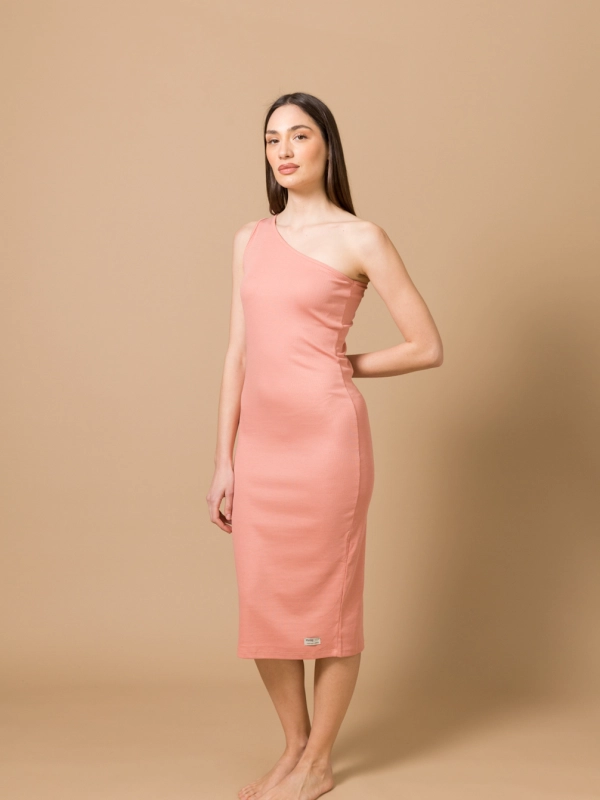 One shoulder dress