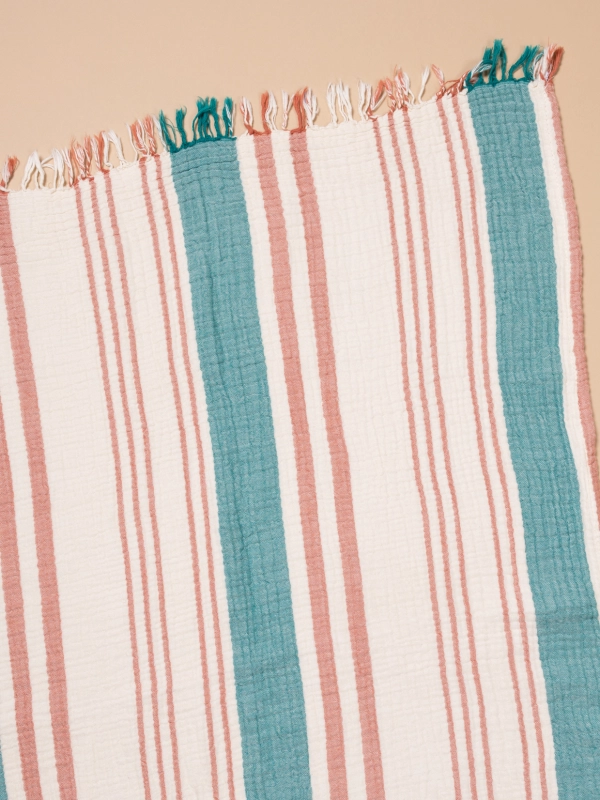 Mousse lines double size pestemal/throw