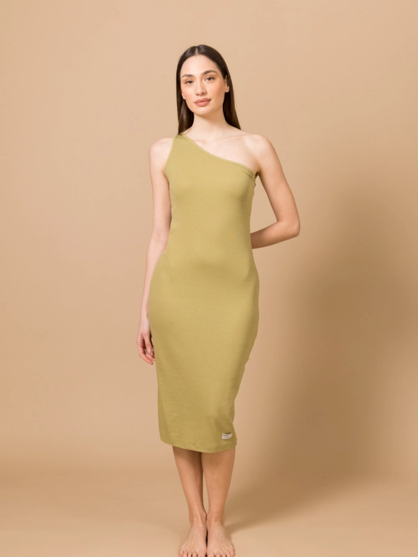 One shoulder dress
