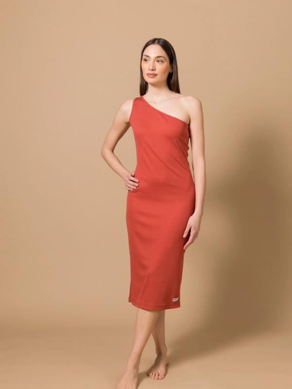 One shoulder dress