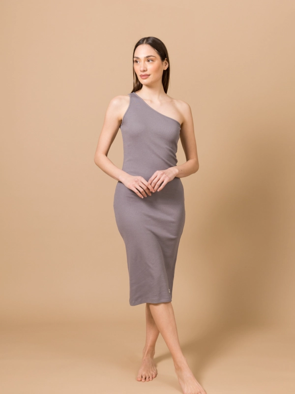 One shoulder dress