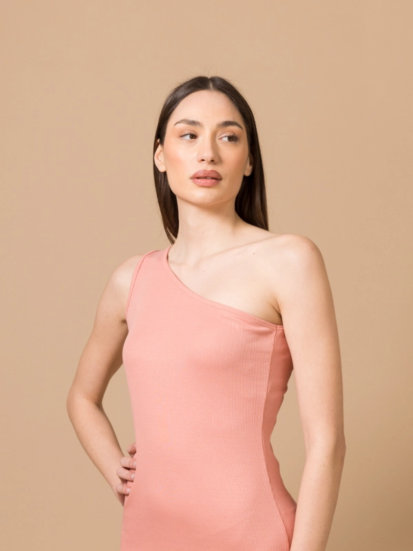 One shoulder dress
