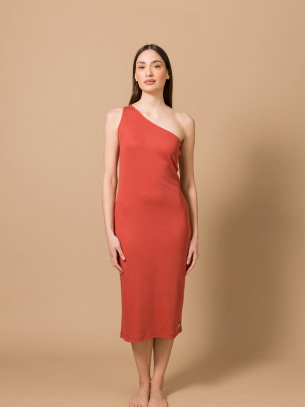 One shoulder dress