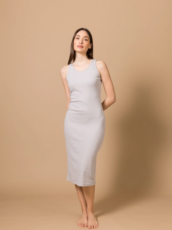 Halterneck dress long