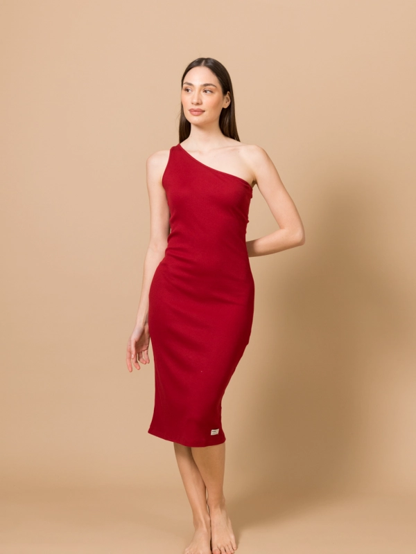 One shoulder dress