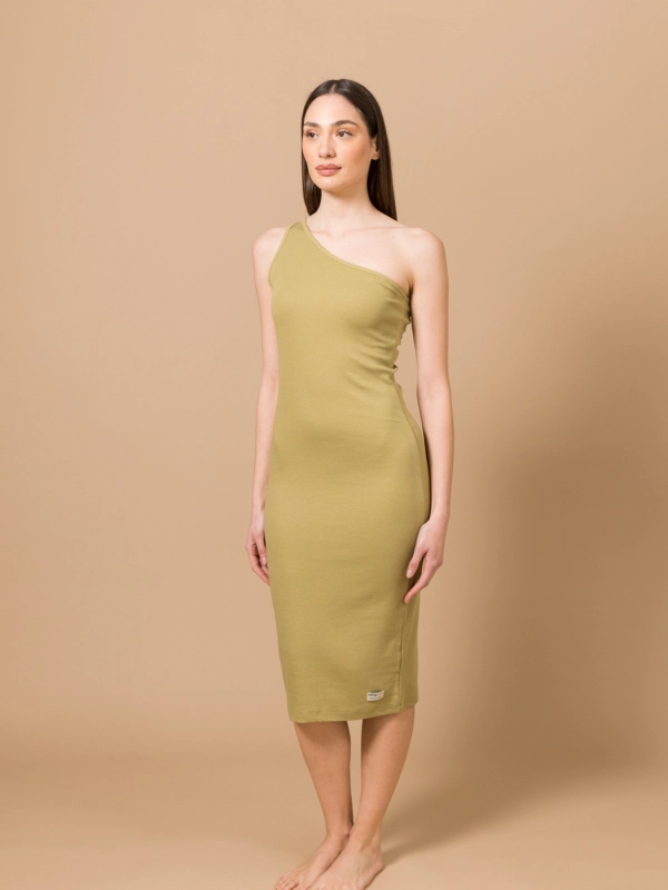 One shoulder dress