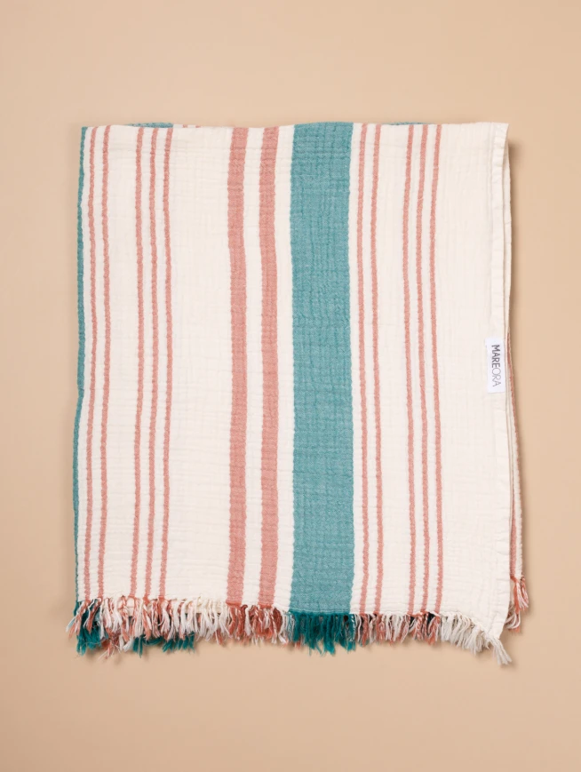 Mousse lines double size pestemal/throw